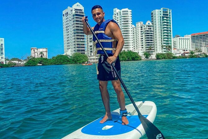 1-Hour Condado Lagoon Paddleboard Rental in San Juan - San Juan views from the lagoon