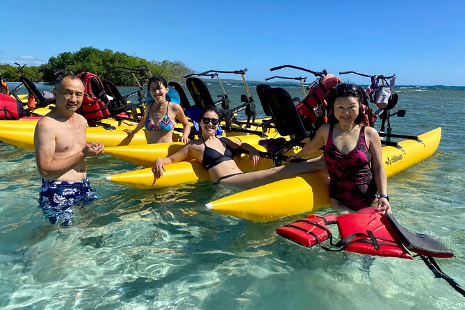 Adventure Chiliboats Waterbike in La Parguera - Reaching Punta Papayo in La Parguera