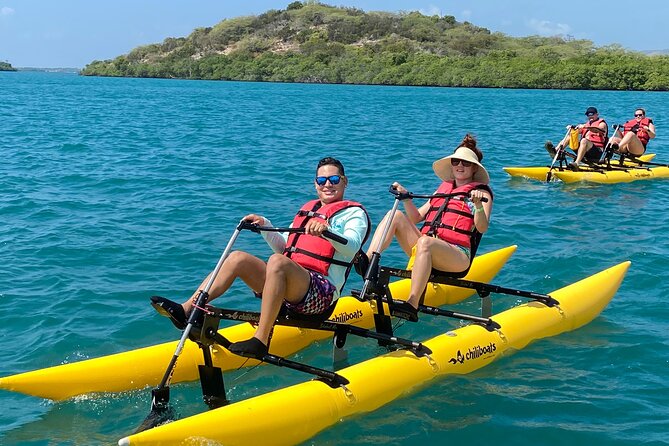 Adventure Chiliboats Waterbike in La Parguera - Cayo Májimo and the Los Cayos stop