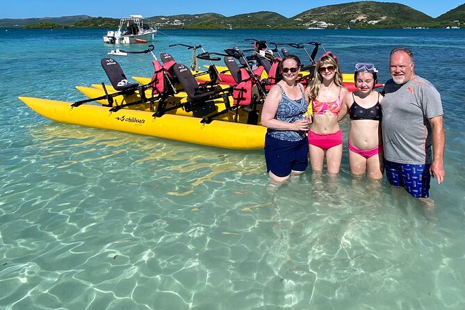 Adventure Chiliboats Waterbike in La Parguera - The first twenty minutes on the water