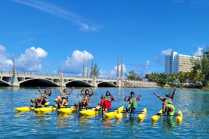 Adventure Water Bike in Condado Lagoon, San Juan - Starting at HoldMyBags1022 on Calle Barranquitas