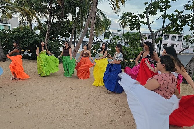 Afro Puerto Rican Folklore Bomba Class and Live Music - How the Bomba lesson unfolds