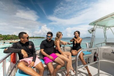 All Inclusive Beach and Snorkel Boat Tour to Icacos Island