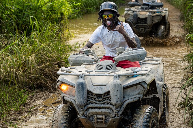 ATV Single Rider Adventure Near San Juan - Hacienda Campo Rico - Getting Muddy, Wet, and Comfortable