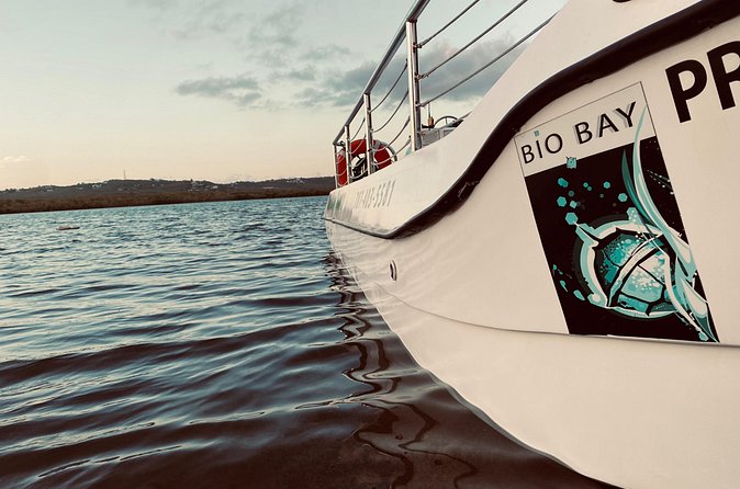 Bioluminescent Boat Tour in Mosquito Bay, Vieques - Seeing the glow from the boat