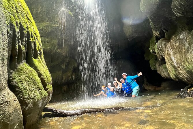 Cave Adventure: Canyon and Hidden Waterfall in Charco Azul - The hidden waterfall and canyon jumps
