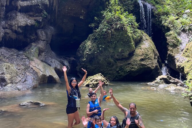 Cave Adventure - Charco Azul Caves, Canyon & Waterfall Adventure - Arenales Caves and the underground river