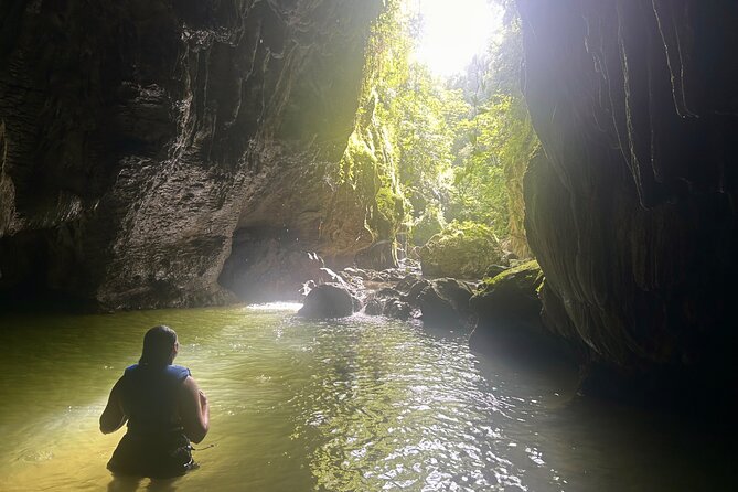 Charco Azul, Hidden Caves, Waterfalls, Beach, Free Adult Drinks - Walking into Charco Azul Canyon