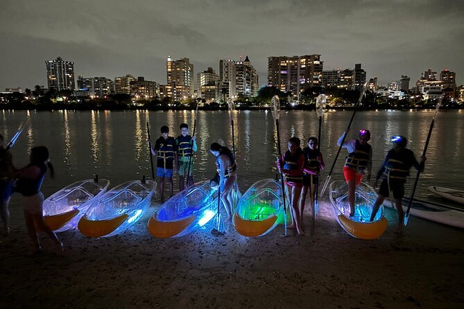 Clear LED Kayaking in Condado Lagoon - What the $65 price really covers