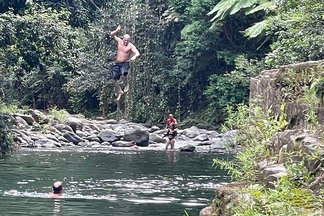 Concrete Jungle to the Actual Jungle, The Complete Package Tour - The river swim: beautiful, cool, and not for every foot