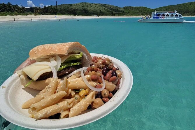 Culebra Full Day Beach and Fun Experience by Catamaran - Lunch, snacks, and the open bar