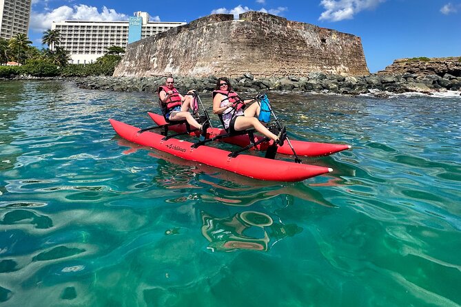 Day Adventure Chiliboats Waterbike – Condado Lagoon - The first 30 minutes: preparation before you pedal