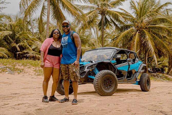 Drive a UTV Can-Am on a Beach Tour in San Juan Puerto Rico - La Posita de Piñones, a natural swimming spot