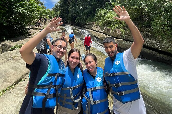 El Yunque Rainforest River and Beach Adventure Tour - Walking into El Yunque’s river country