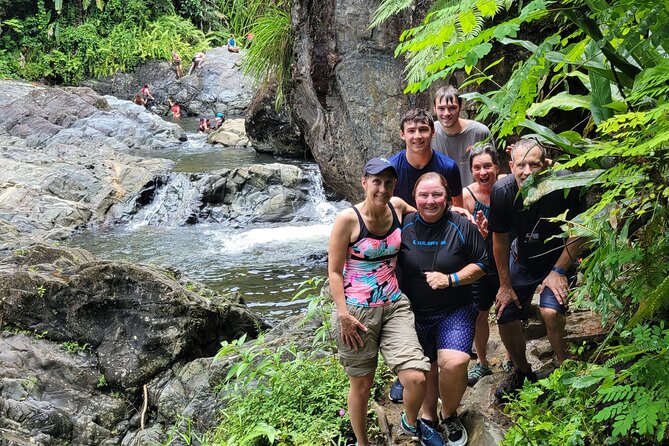 El Yunque Rainforest - Waterslide, Cliff jump, and Rope swing! - The natural waterslide, rope swing, and cliff jumps