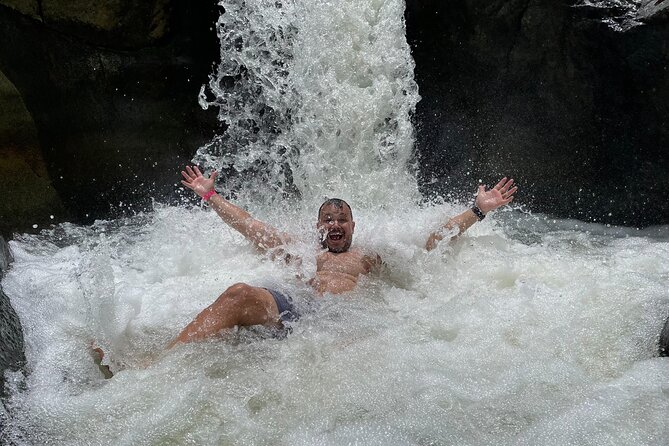 El Yunque: Waterslide and Plus Beach Round Trip - What to wear for the slide and rocky walk