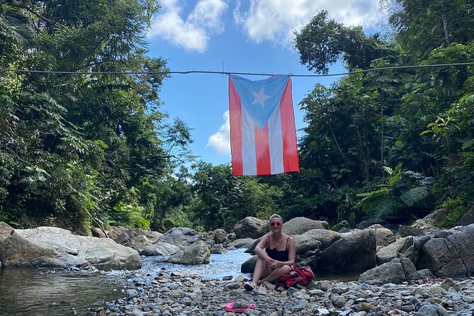 Full-Day Tinajas Hiking to El Yunque Rainforest with Transport - Tinajas waterfalls and the first natural pool