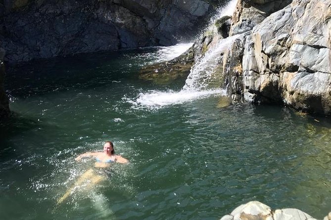 Half-Day Yunque Rainforest Waterslide & rope swing Guided Tour - The second 15-minute hike and the natural waterslide