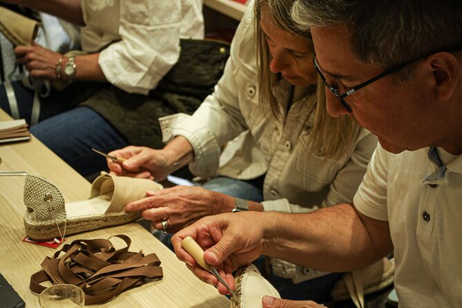 Make Authentic Espadrilles in San Juan - One hour at the table, stitching your own pair
