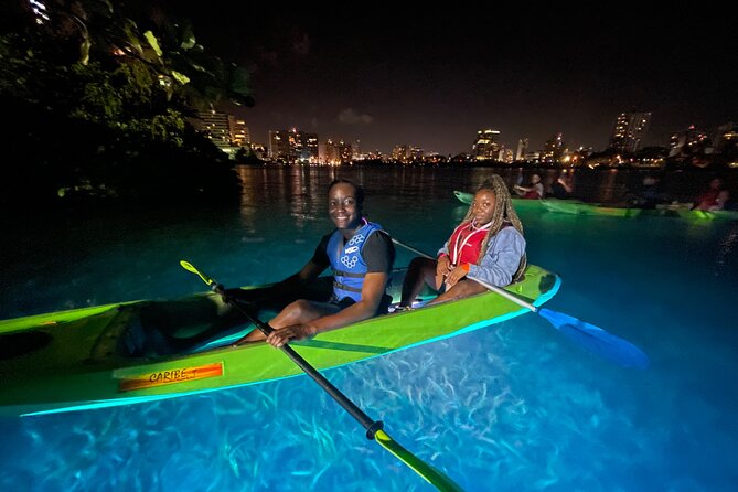Night Kayak - Condado City Lights Tour - Wildlife, pictures, and the glow factor