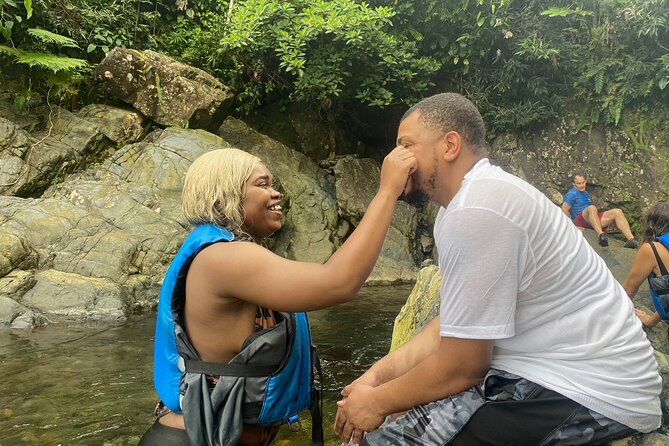 Private Full-Day Secret Hiking Tour to El Yunque Waterfalls - Fruit, food, and the end of the day
