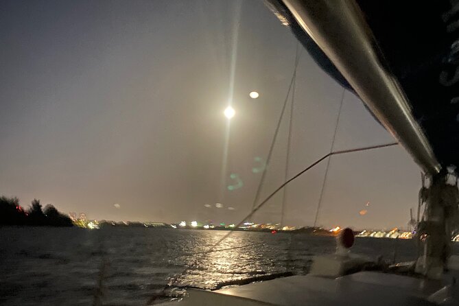 Private Sunset Sail - Taking the wheel with Captain Jimbo