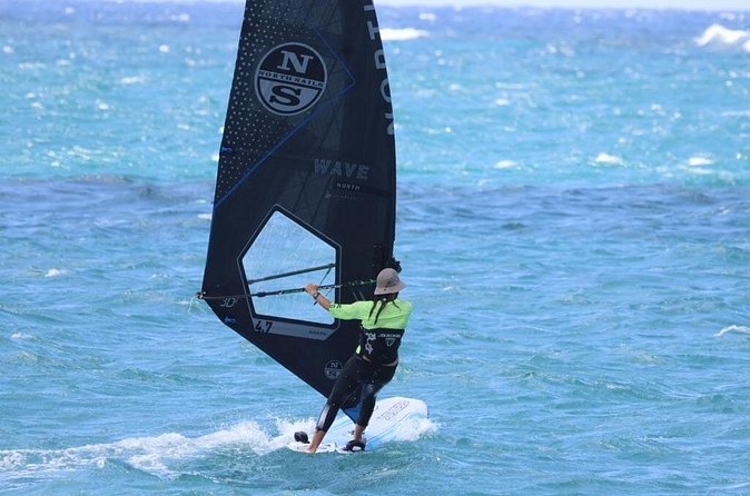 Private Windsurf Experience in Puerto Rico - San Juan views from a working board