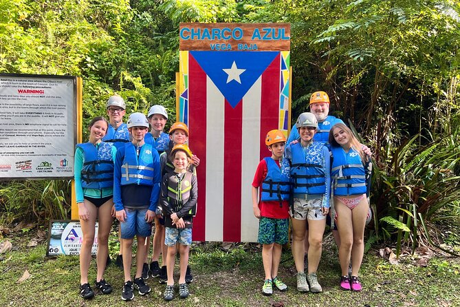 Puerto Rico Charco Azul Hiking Adventure - A waterfall and canyon cliffs add variety