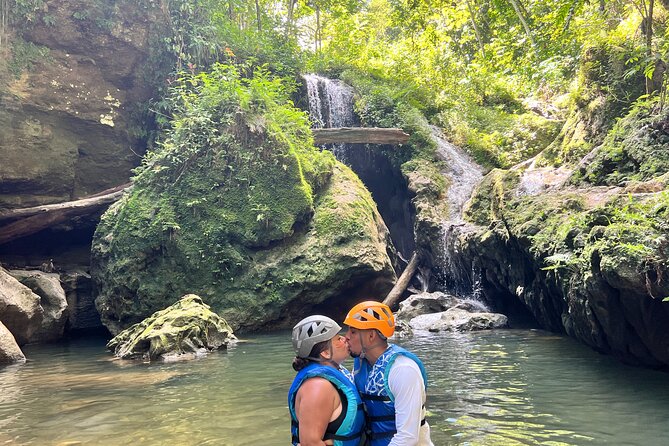 Puerto Rico Charco Azul Hiking Adventure - Swimming through three caves and clear pools