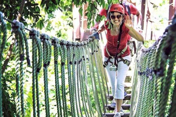 Puerto Rico Ziplining: High-Flying Adventure close to San Juan - Five canopy bridges above the trees