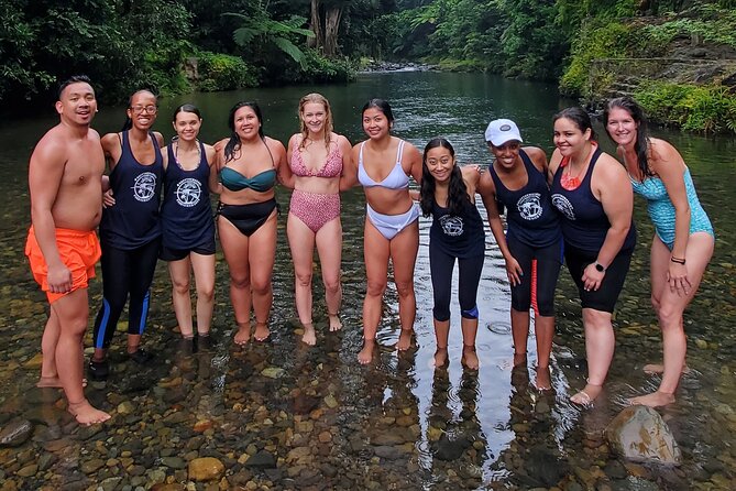 Rainforest and Junglequi Zipline Combo Tour - The short nature walk and the pool