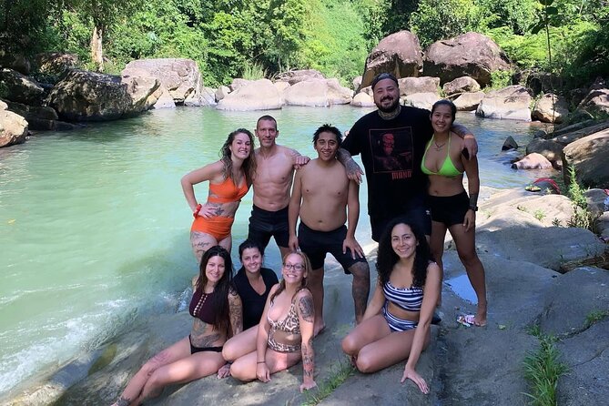 Rainforest Waterfall Slides/Adult Drinks included/ Beach - Adult Capri Suns and a relaxed group mood