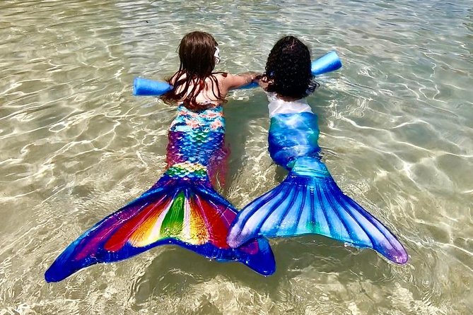 San Juan Mermaid Snorkel Experience with Video Shoot - Learning to swim with the tail