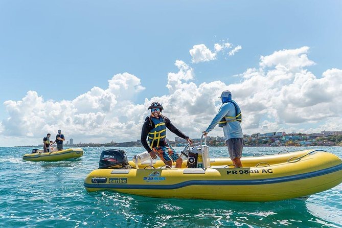San Juan Mini Boat Tour - The possible swimming stop