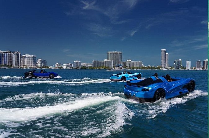 San Juan PR Watersports Car Rental Blue McLaren - Old San Juan views from the water
