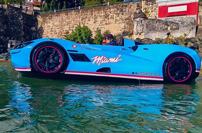 San Juan PR Watersports Car Rental Blue McLaren - Practical packing advice for a drier, easier ride