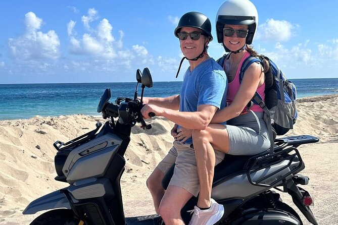 Scooter Rental San Juan Puerto Rico - Playa CV Sea offers a one-hour Atlantic pause