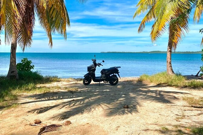 Scooter Rental San Juan Puerto Rico - Playa Vacía Talega is the quieter beach stop