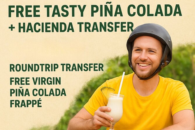 Single ATV Experience: Free Piña Colada + Hacienda Transfer - Key points to know before you book