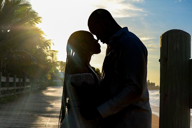 Stunning Private Beach Photoshoot in Puerto Rico's Hidden Gem - Walking the Beach for Different Backdrops