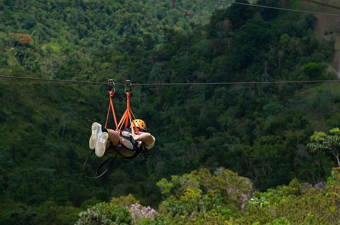 The Beast Zipline at Toroverde Adventure Park in Puerto Rico - One run means one chance