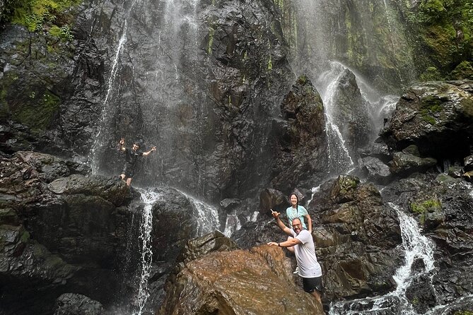 The Waterfall Adventure: Hiking in Paradise - The trail takes you through water, rocks, and forest