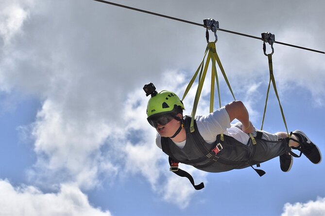 Toro Verde 7-Zipline Tour Plus the Monster with Transport - The main course: eight dual-line zipline sections