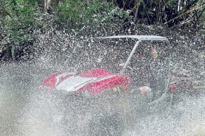 UTV adventure in Naguabo Puerto Rico 50 minutes trip 80 acres