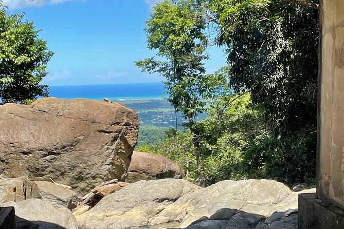 Waterfall Hike in Remote Area of El Yunque Rainforest; San Juan - The real difficulty: wet rock and uneven footing