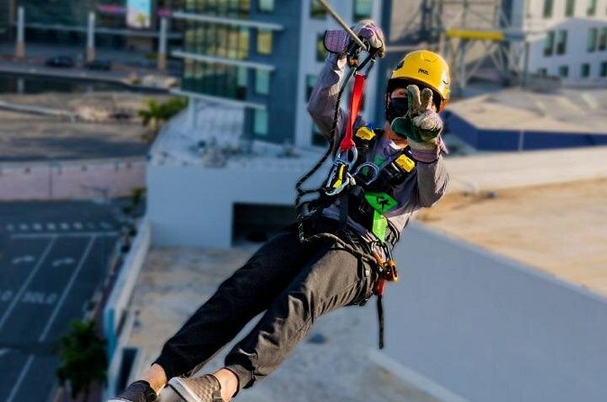 Zipline Sky Bull in Urban Environment in Toroverde urban park San Juan - Shoes, clothing, and what to leave behind