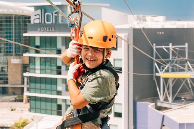 Zipline Sky Bull in Urban Environment in Toroverde urban park San Juan - Who can ride, and who should think twice
